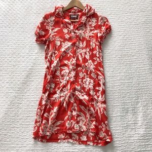 REFORMATION Orange Floral Dress